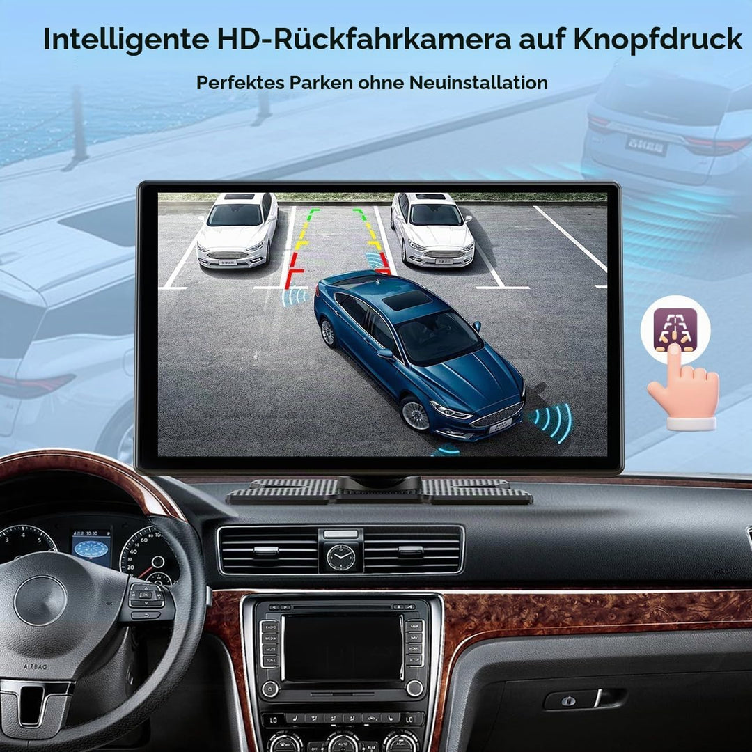 LAMTTO Wireless Carplay Display mit Net-Flix YouTube Tiktok 9 Zoll In-Cell Touchscreen CarPlay-Bilds
