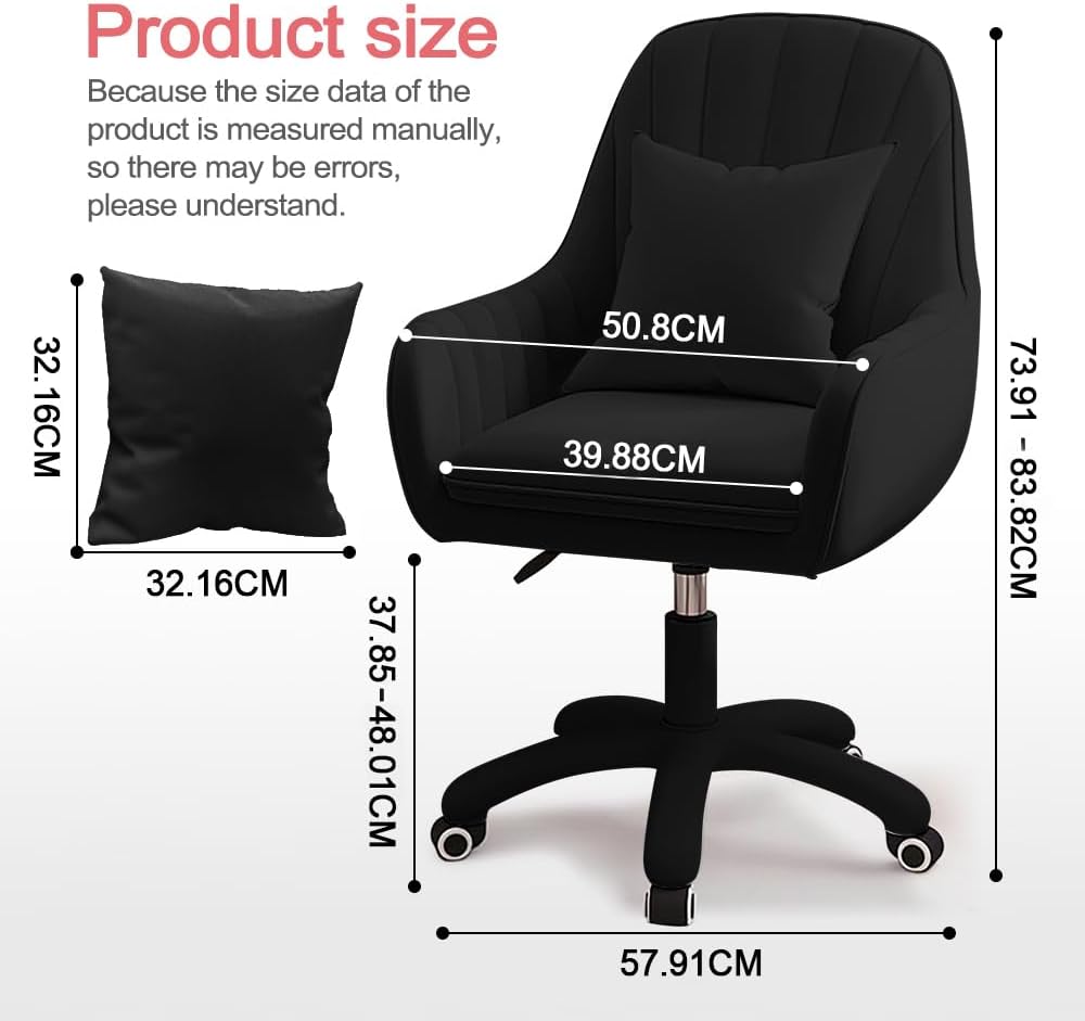 Bürostuhl Stuhl Computerstuhl mit mittelhoher Rückenlehne Gepolsterter moderner Computer-Arbeitsstuh