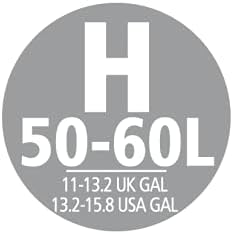 Brabantia Müllbeutel PerfectFit Multipack (Code H - 50l / 60L) Extra Starke Müllsäcke mit Zugband, 6