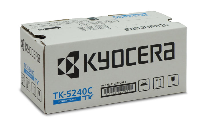 Kyocera TK-5240C Toner-Kartusche Cyan, Originalkartusche 1T02R7CNL0. Kompatibel für ECOSYS M5526cdn,