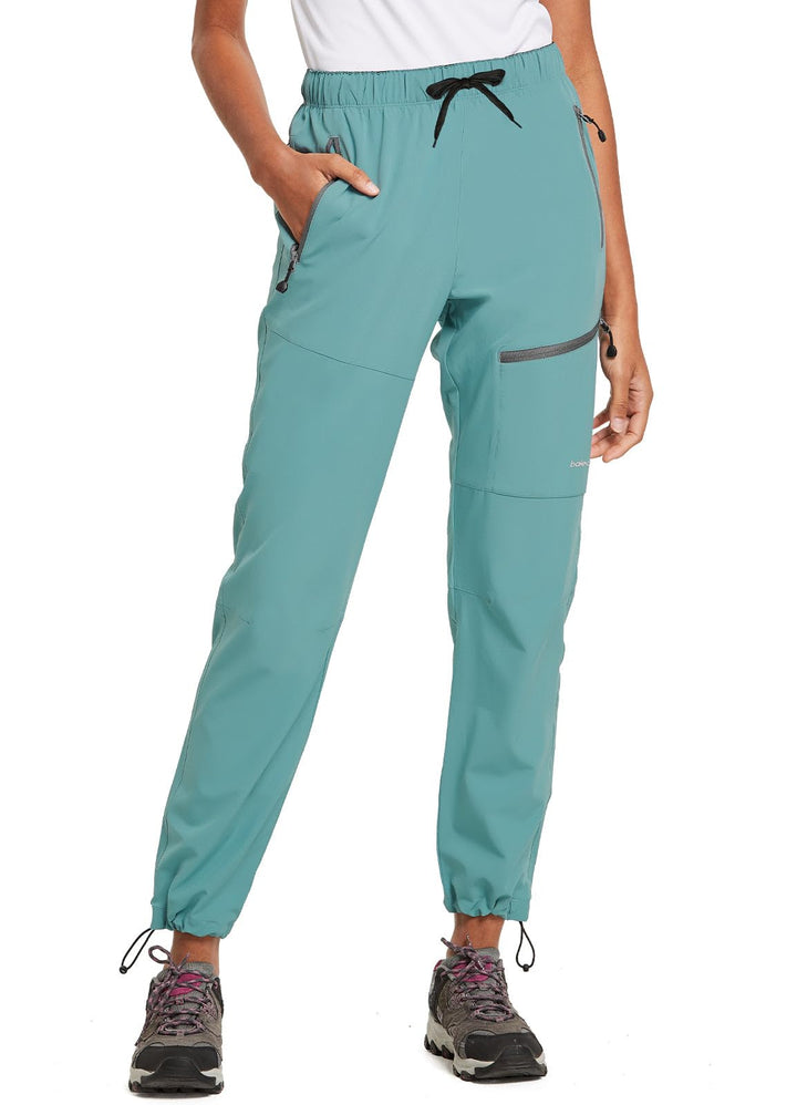 baleaf Wanderhose Damen Outdoor Trekking UPF 50 Wasserdicht | Regular Version Trekking Regenhose, Wa