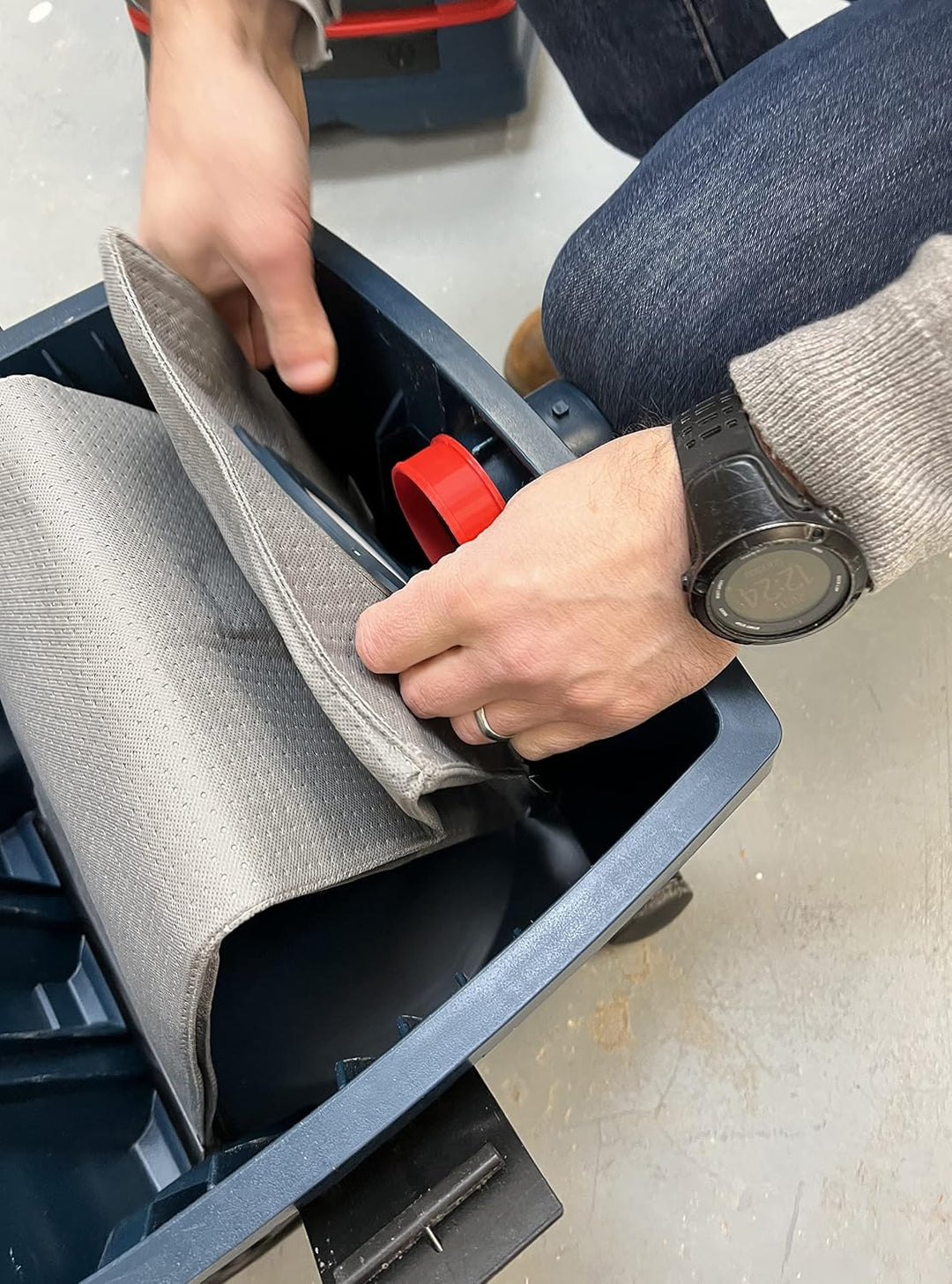 Wiederverwendbarer Macam Staubsaugerbeutel für Bosch GAS 25 und 35 L/M/H Absaugmobil (BOSCH GAS 25),