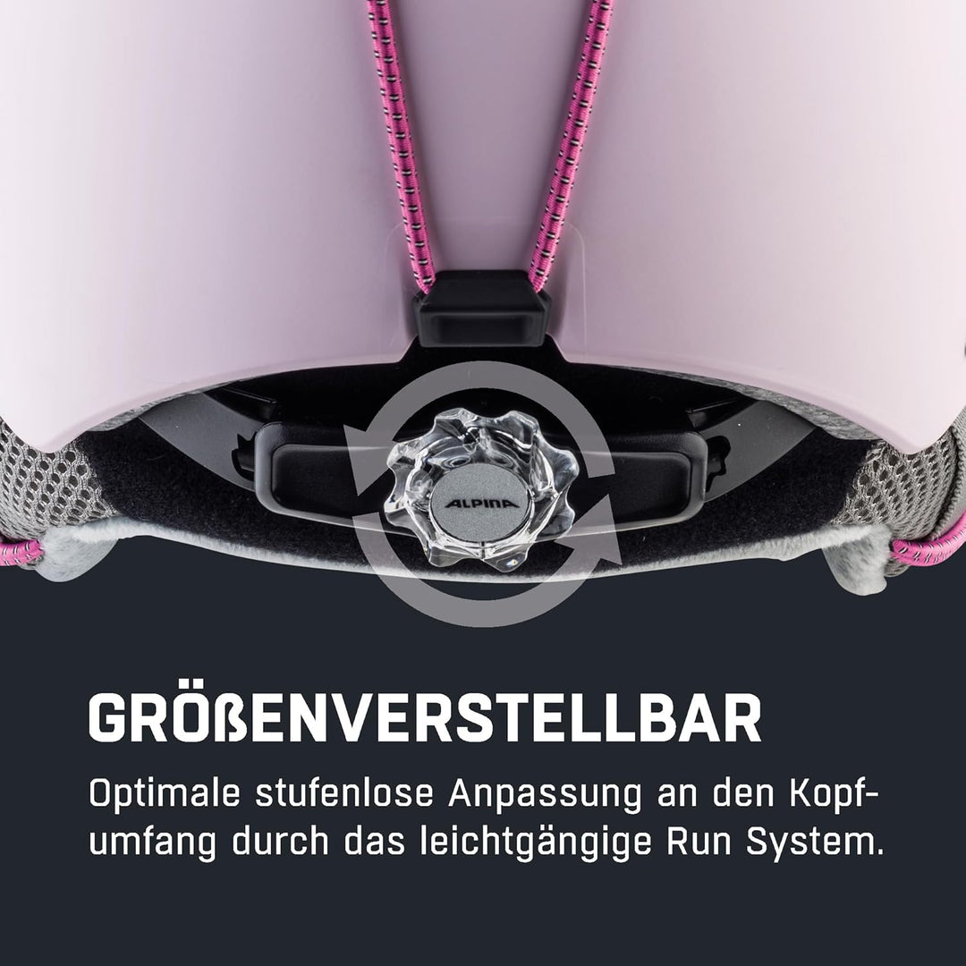 ALPINA ZUPO - Sicherer, Stossabsorbierender, Belüfteter & Schlagfester Skihelm Für Kinder light-rose