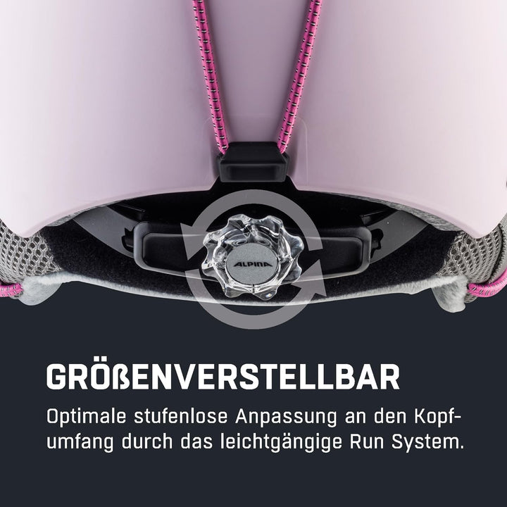 ALPINA ZUPO - Sicherer, Stossabsorbierender, Belüfteter & Schlagfester Skihelm Für Kinder light-rose