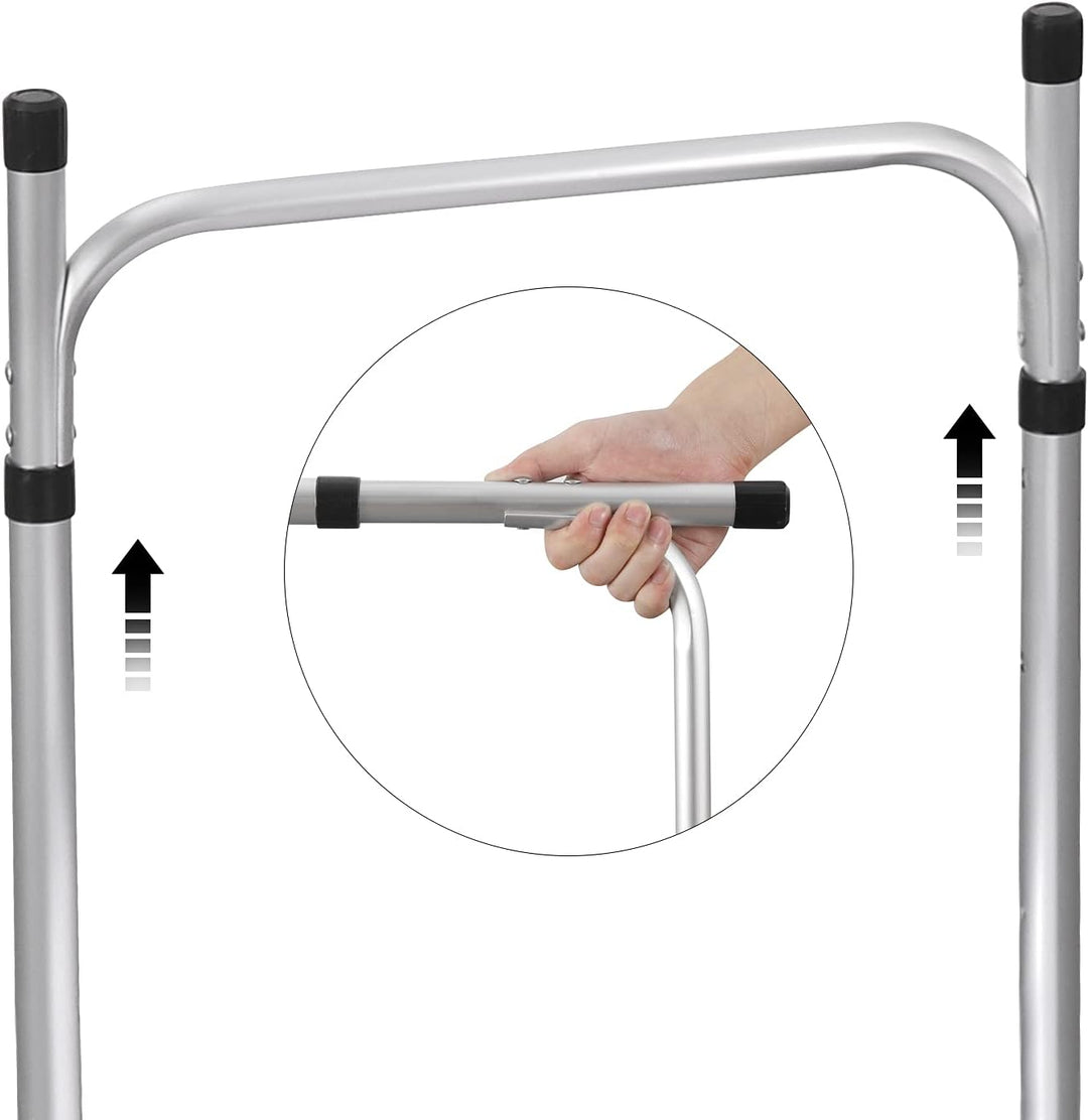 WOLTU faltbar Campingschrank Alu Campingtisch Höhenverstellbar mit Stauraum, Outdoor Campingmöbel Kl