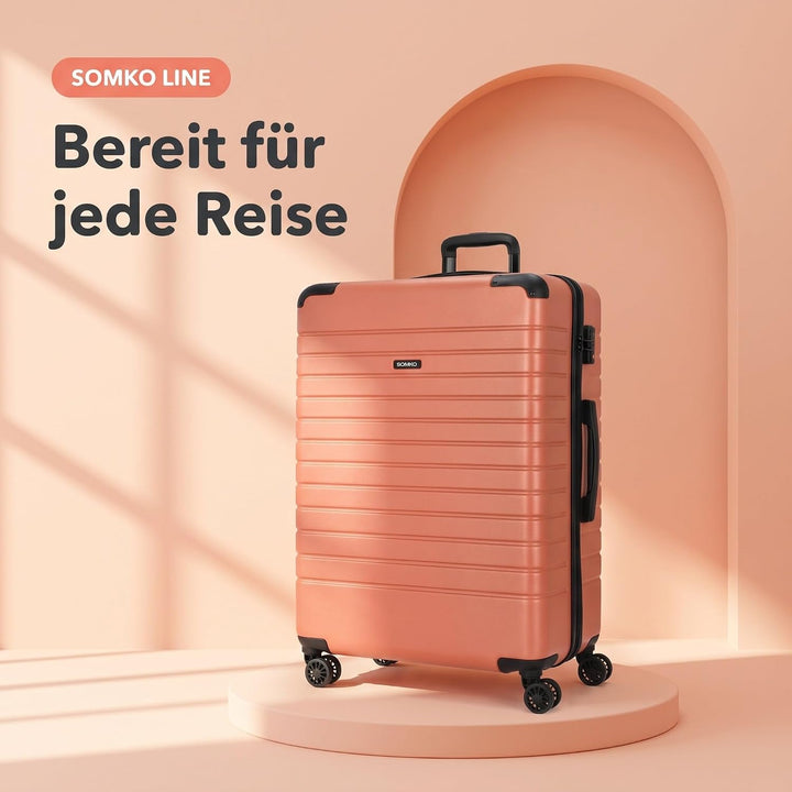 Line - 4-Rollen-Trolley L 77 cm Koralle, Koralle