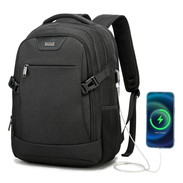 VINBAGGE Wasserdicht Anti Diebstahl Rucksack 15,6 Zoll Laptop Rucksack Herren Schulrucksack Grosser