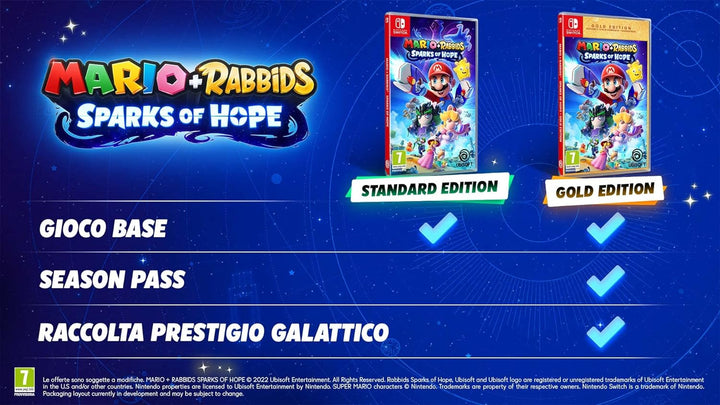 Mario + Rabbids: Sparks of Hope für Switch (Bonus Gold Edition) (Deutsche Verpackung)