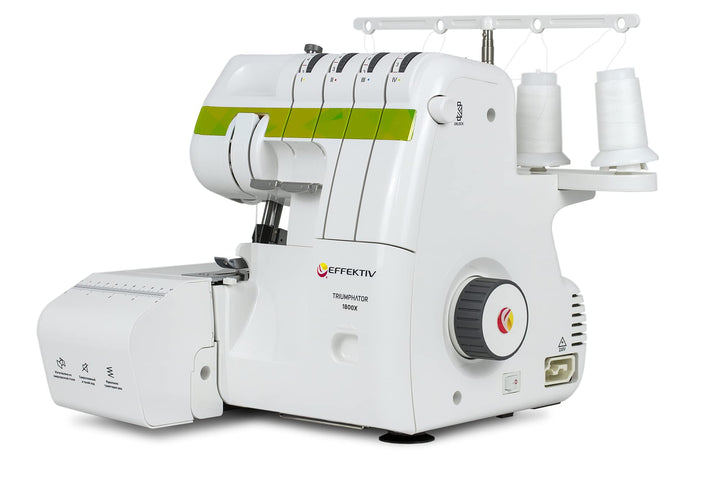 Triumphator 1800X Overlocker, Overlock-Nähmaschine, 2/3/4 Faden mit Differential, Vollmetallgestell,