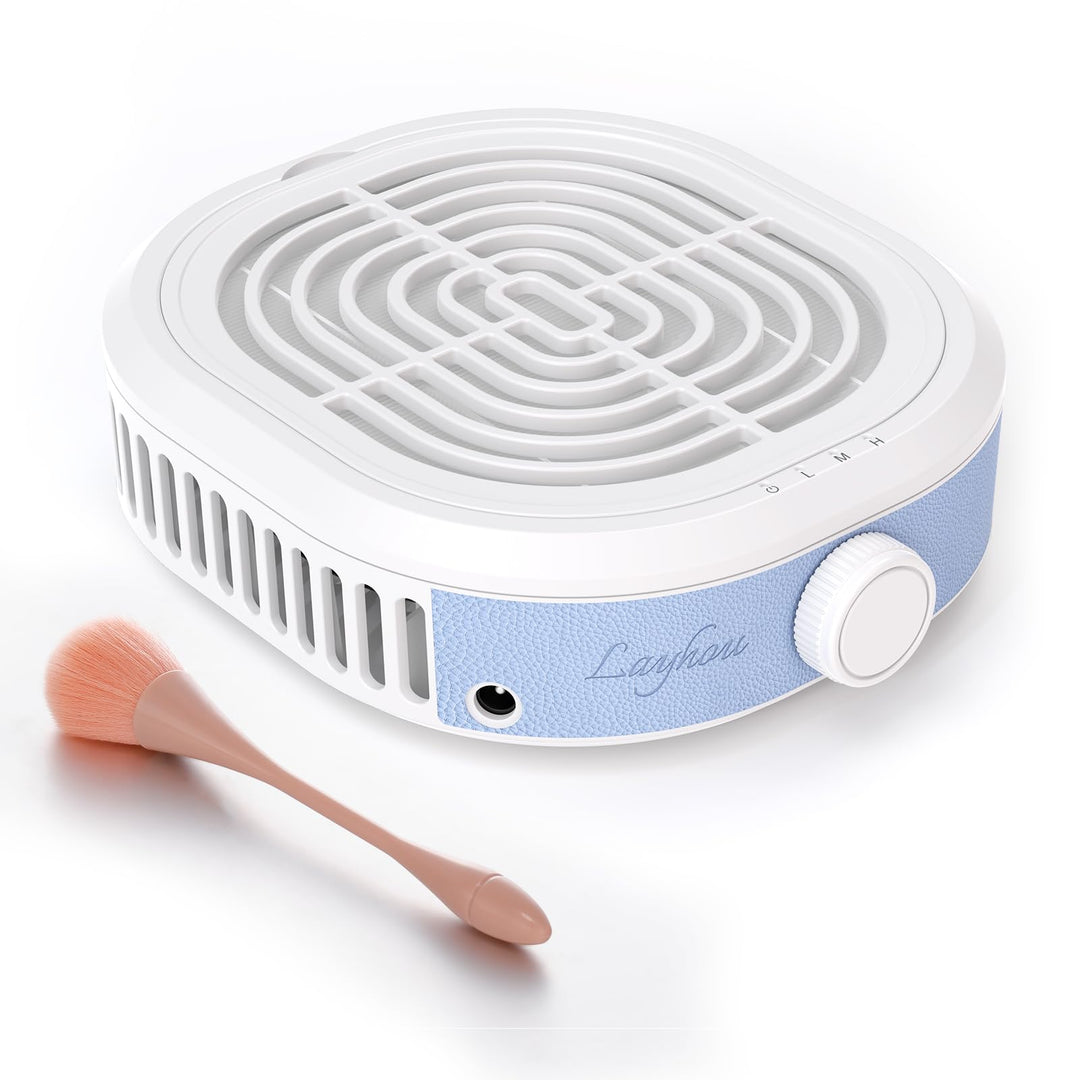 80W Professioneller Nagelstaubsauger, Tragbarer Tischstaubsauger, 3 Saugstufen Leistungsstarker Stau