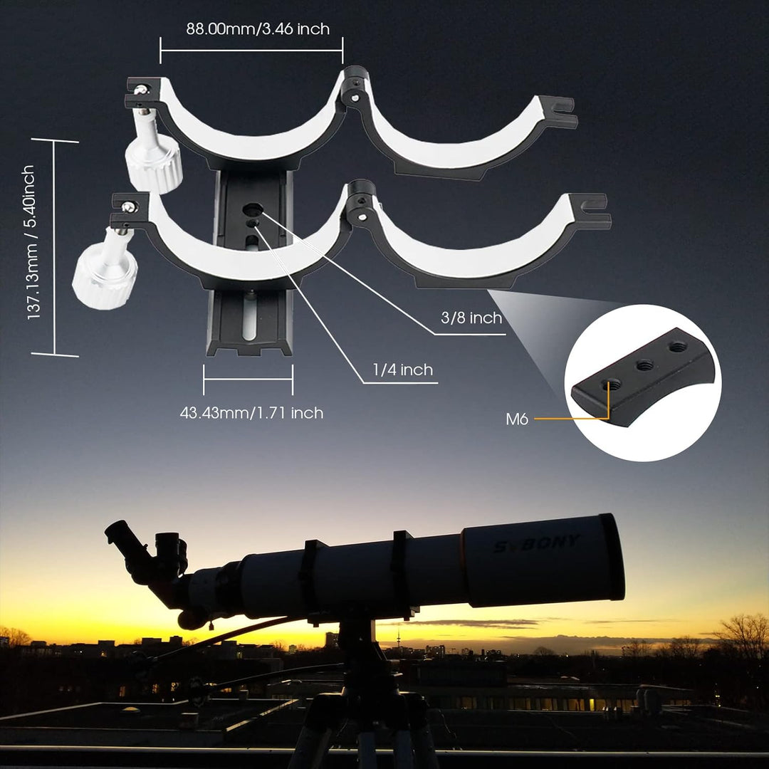 Svbony SV503 ED Teleskop, 102F7 Achromatischer Refraktor, Extra Low Dispersion, Teleskop OTA für Ast