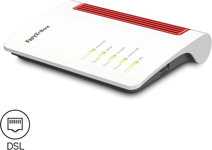 AVM FRITZ!Box 7510 (Wi-Fi 6 Router (WLAN AX), bis zu 600 MBit/s (2,4 GHz), VDSL-Supervectoring 35b b