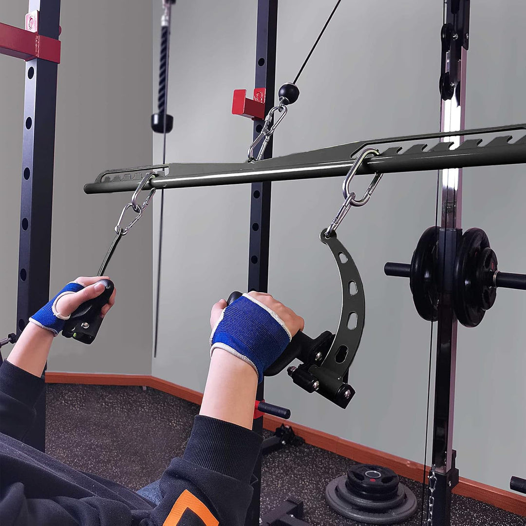 KORIKAHM Home Gym Fitness Spreizstange Multi-Grip Breit Latzugstange Neutral Grip Griff Latzugaufsät