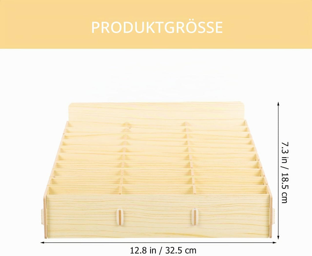 Operitacx Holz Handy Aufbewahrungsbox Mit 30 Fächern Mobile Phone Storage Box Für Klassenzimmer Und