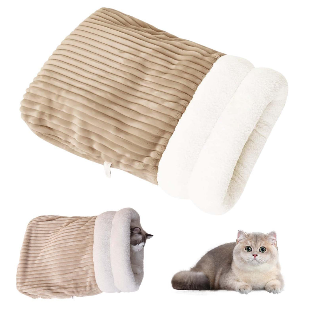 Katzenschlafsack, Schlafsack, Schlafsack, Schlafsack, für den Innenbereich, halbgeschlossene Haustie