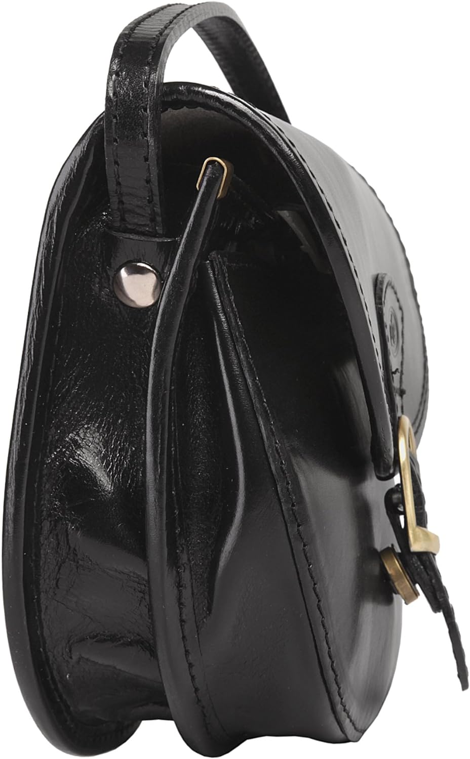 piké Umhängetasche schwarz echt Leder Damen - 016176