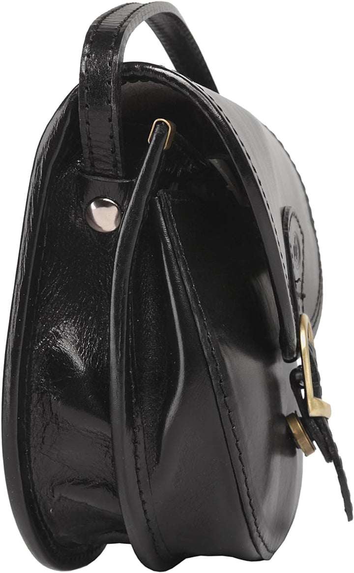 piké Umhängetasche schwarz echt Leder Damen - 016176