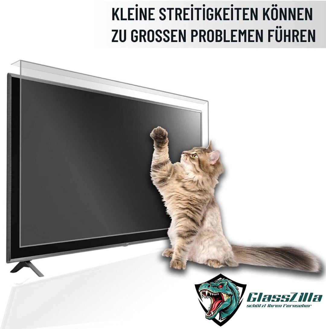 TV Bildschirmschutz 127 Bildschirm (50 Zoll)| Anti-Schaden Bildschirmschutz für Fernseher| TV-Schutz