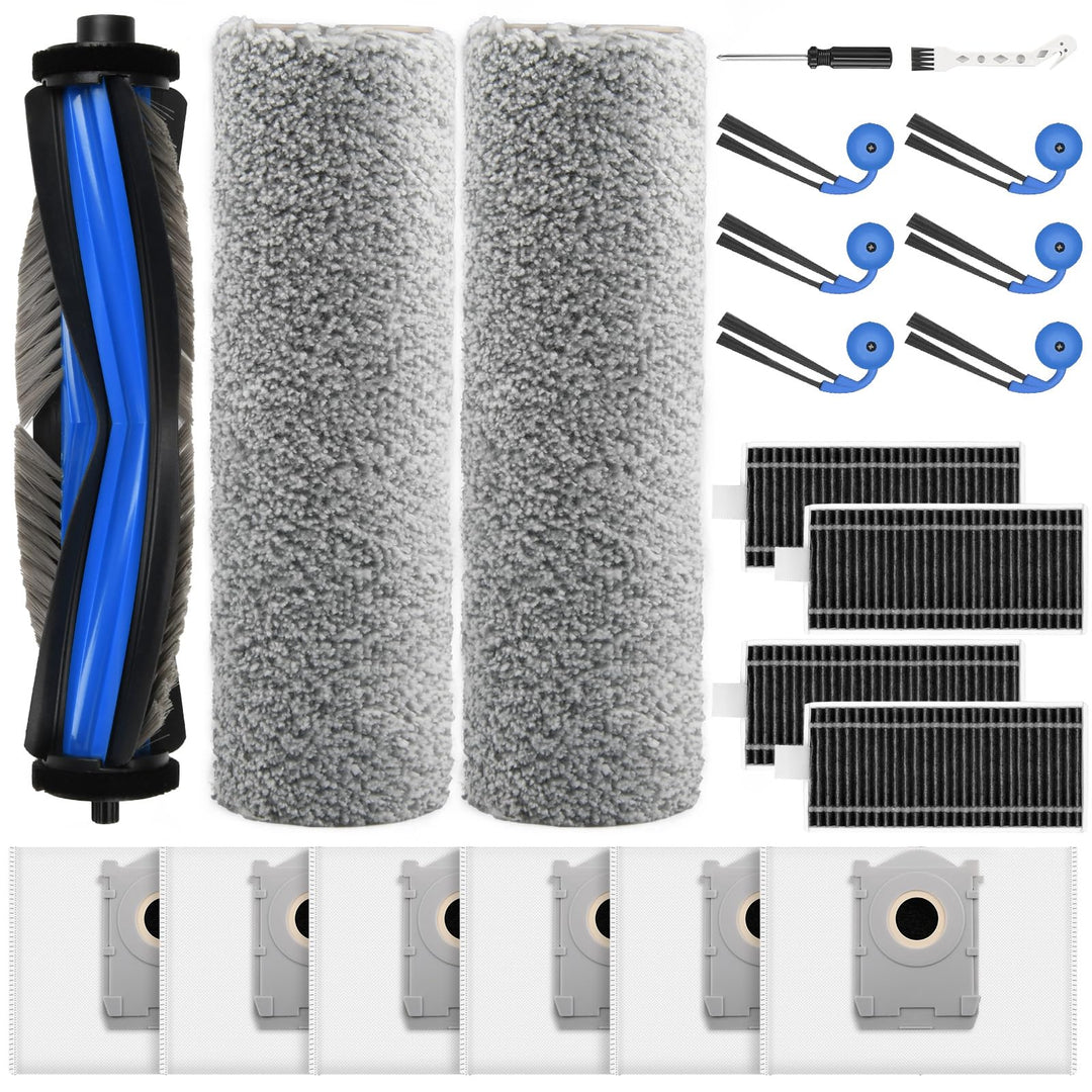 21 Stück Zubehör für Ecovacs Deebot X9 PRO Omni / X11 PRO Omni Saugroboter, Ersatzteile mit 1 Hauptb