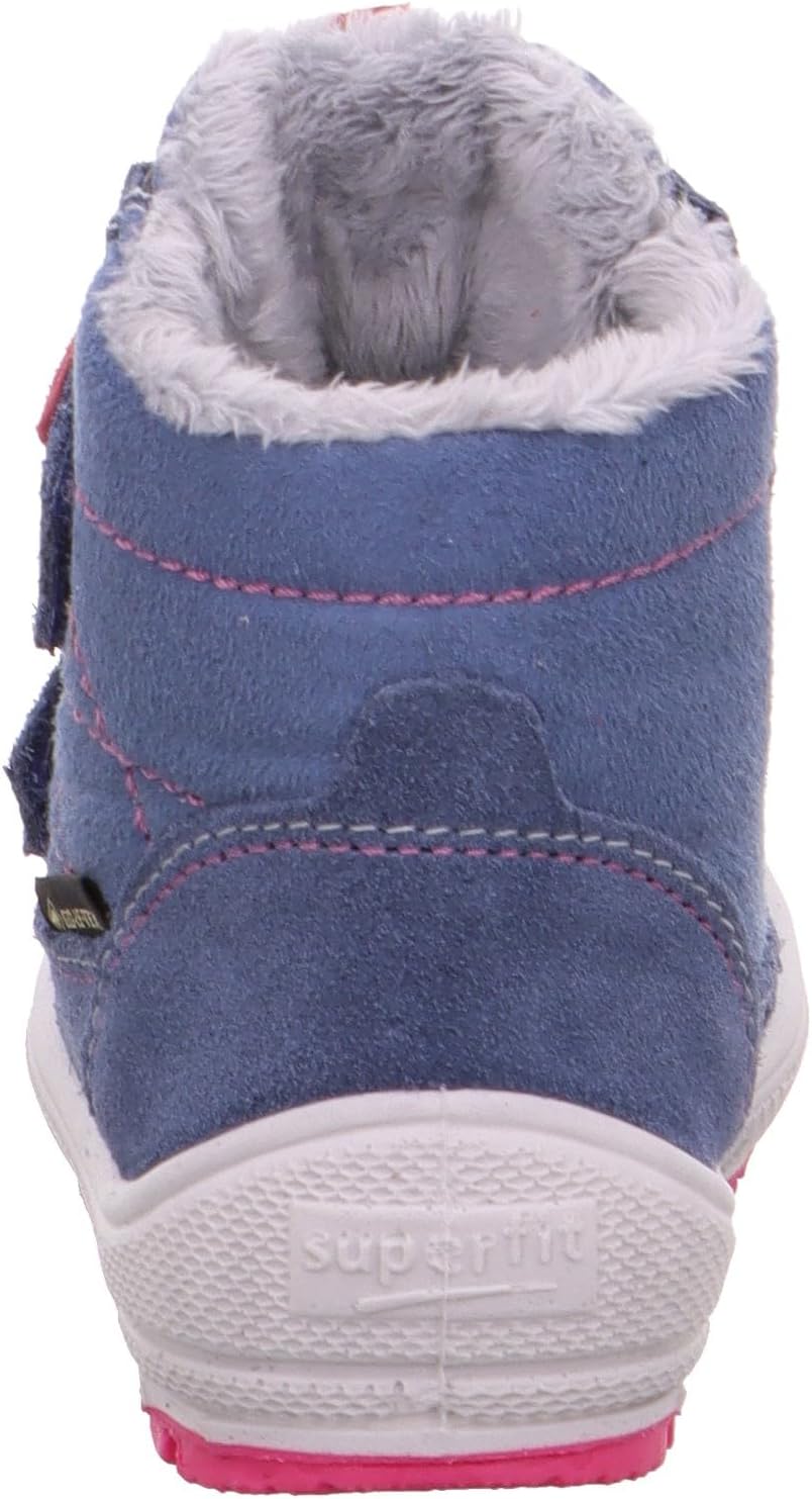 Superfit Mädchen Groovy Warm Gefütterte Gore-tex Schneestiefel, Blau Pink 8020