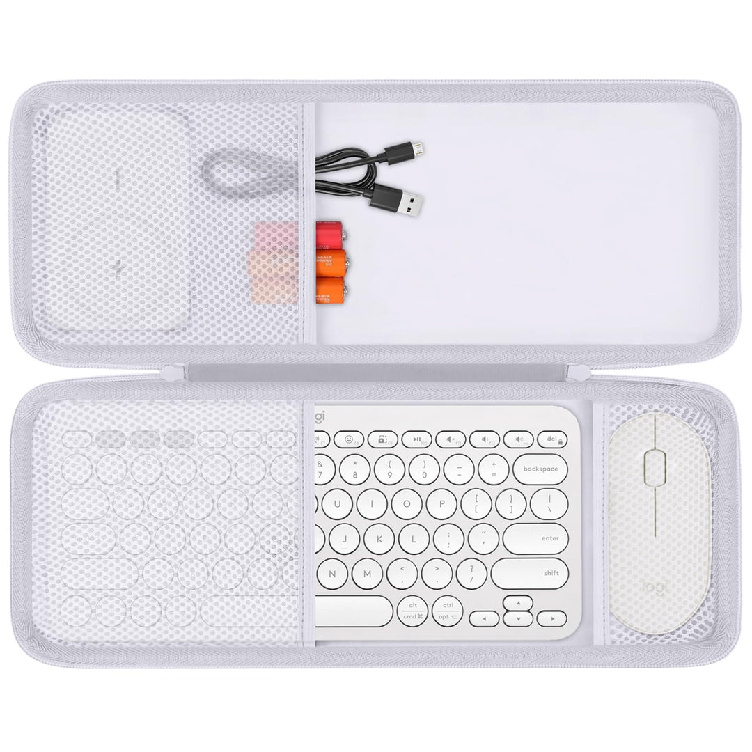 co2CREA Hart case Tasche für Logitech K380 /Pebble Keys 2 K380s Kabellose Bluetooth-Tastatur Pebble