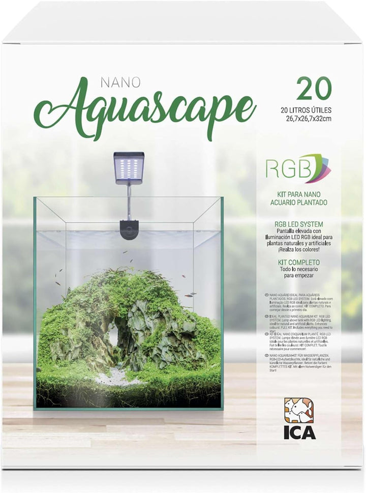 ICA Kit Nano Aquascape RGB 25 x 25 cm 8949.9999999999999 g