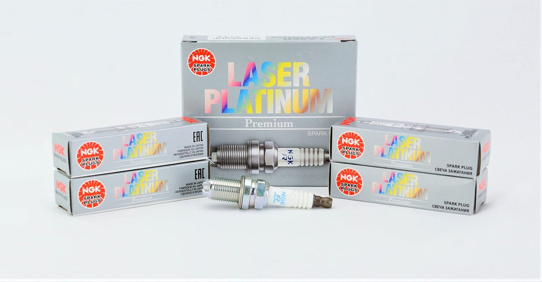 NGK 3199 BKR6EQUP Premium Platinum Laser Zündkerzen, 4