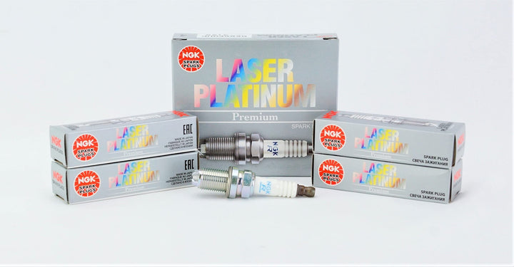 NGK 3199 BKR6EQUP Premium Platinum Laser Zündkerzen, 4