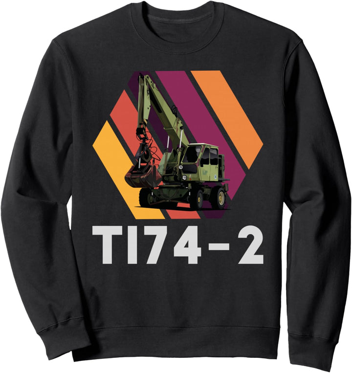 Landwirtschaftliche Maschine Landwirte Bagger T174-2 Sweatshirt