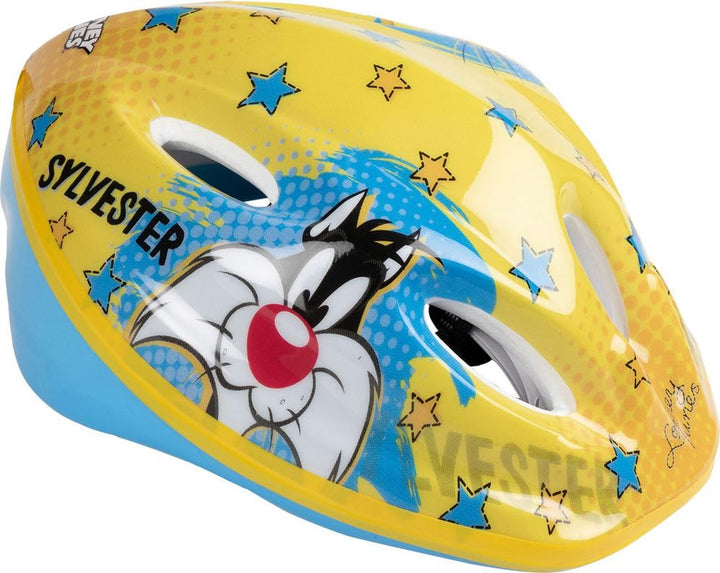 Warner Bros. Baby-Jungen Fahrradhelm Looney Tunes Titti Silvestro Kinderhelm für Mädchen, 52-56 cm,