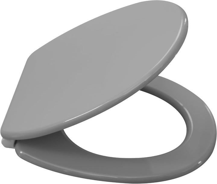 Sanilo WC Sitz mit Absenkautomatik & Schnellverschluss, Toilettendeckel per Knopfdruck abnehmbar, ei