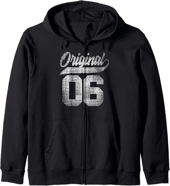 18.Geburtstag Original Junge Mädchen Vintage Jahrgang 2006 Kapuzenjacke
