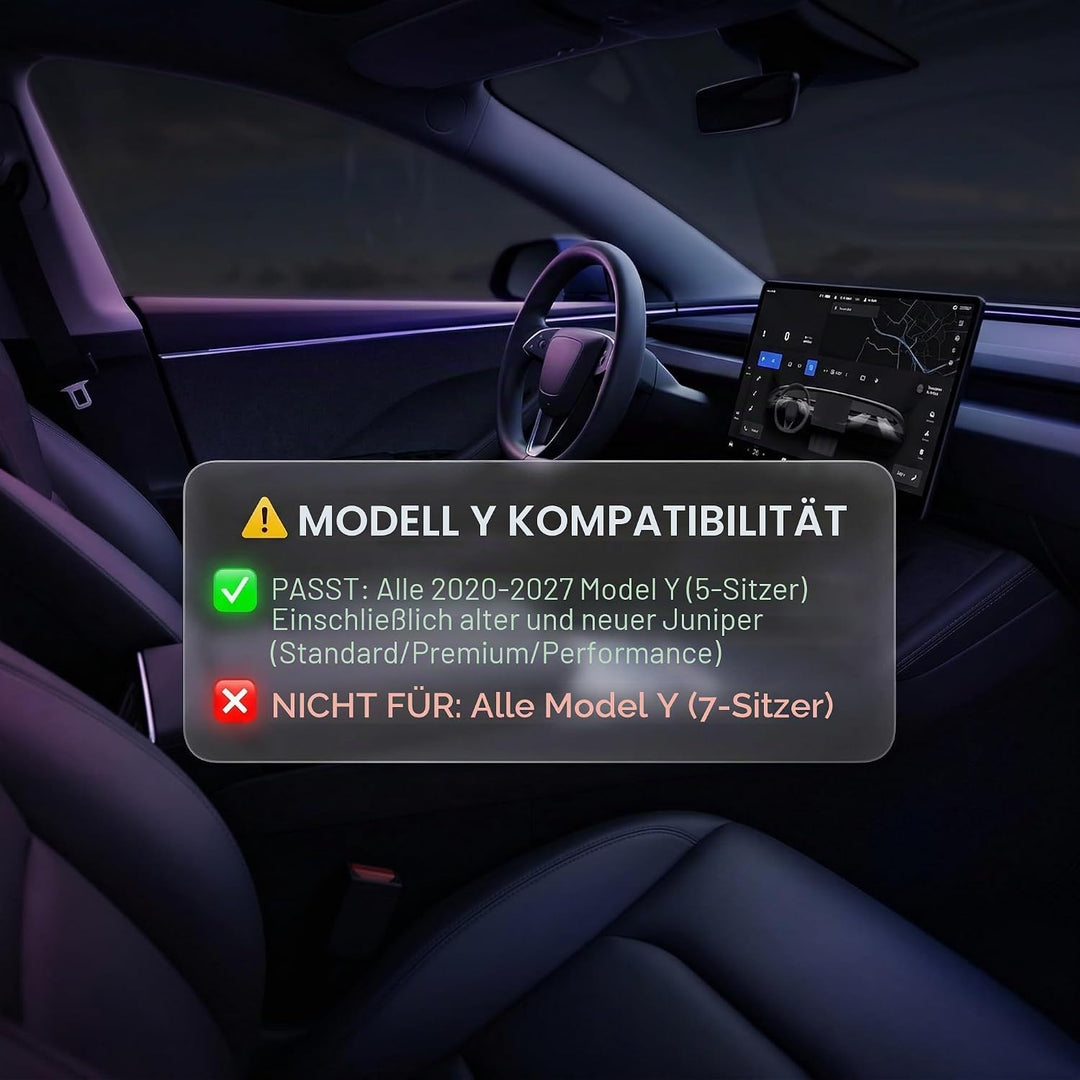 Kofferraumwanne für Tesla Model Y 2020-2026 (inkl. Juniper) - TPE Allwetter Kofferraummatte, rutschf