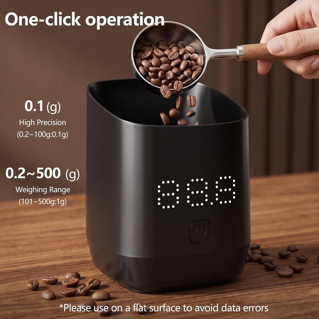 Kaffeewaage, Kaffeewaage mit timer, Espresso waage för Espresso &amp; Pour-Over, Precision Kaffevåg, Kom