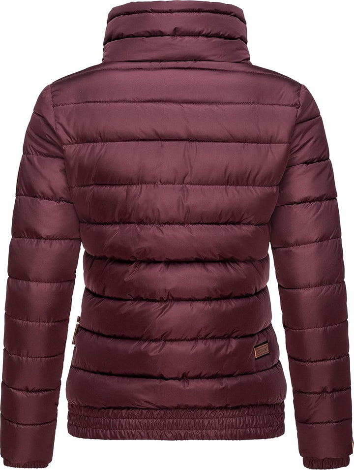 MARIKOO Damen Winter Steppjacke Poison XS-XL XS Wine, XS Wine
