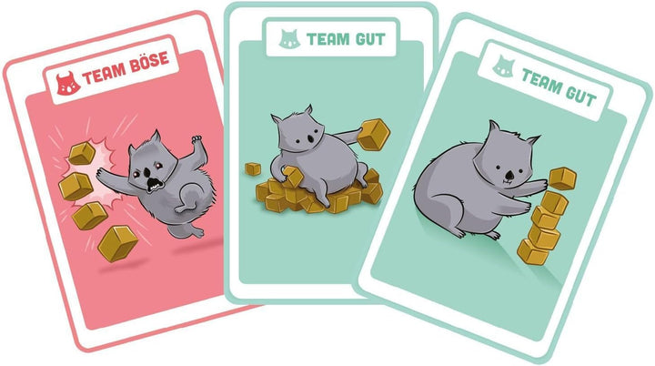 Exploding Kittens | Hand-to-Hand Wombat | Partyspiel | 3-6 Spieler | Ab 7+ Jahren | 15 Minuten | Deu