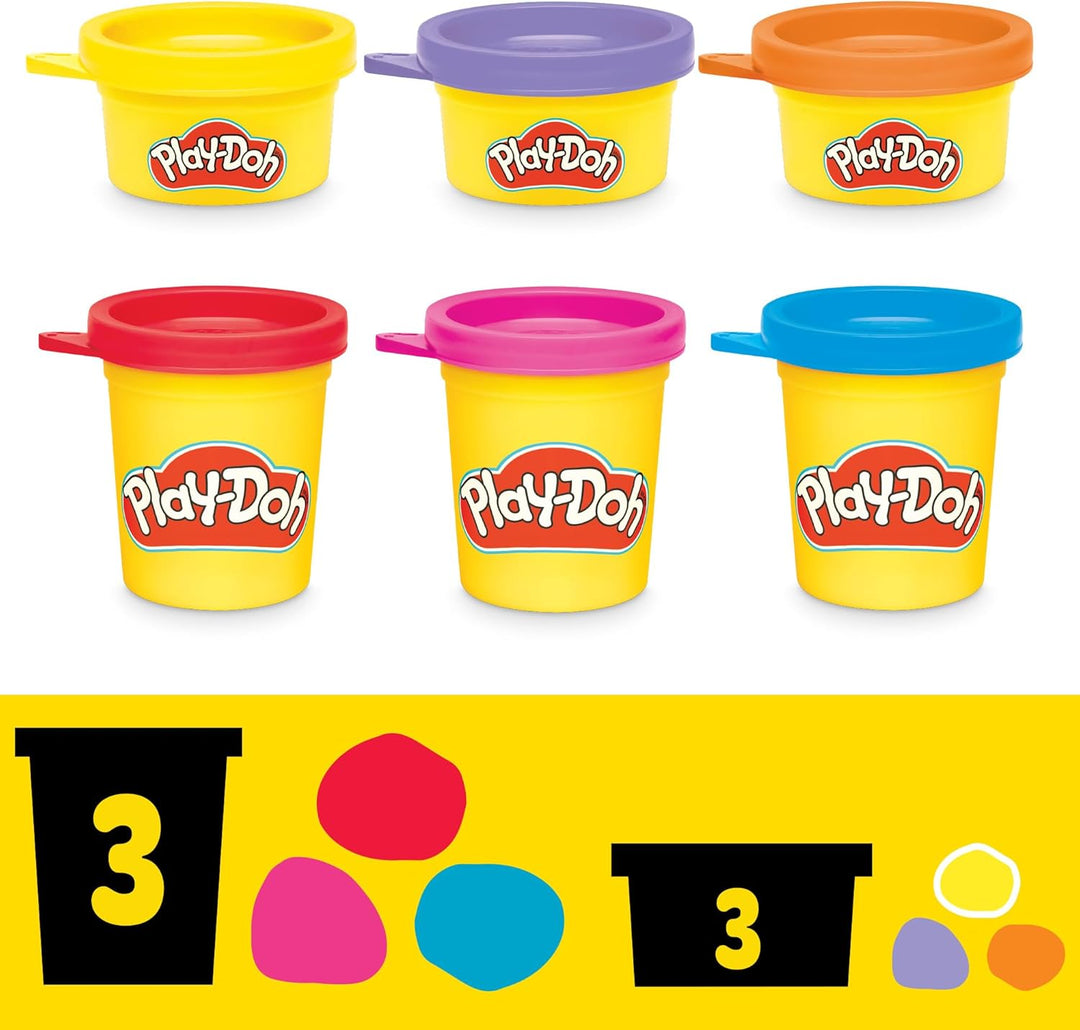 Play-Doh Disney Junior Fahrzeugstempel Megapack mit Micky, Minnie & Donald, zum Kneten und Spielen,