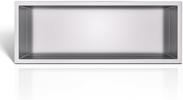 Balneo Wall-Box ONE wandnische dusche zum Badezimmer Edelstahl Duschnische 60x20x10 cm, wasserdicht