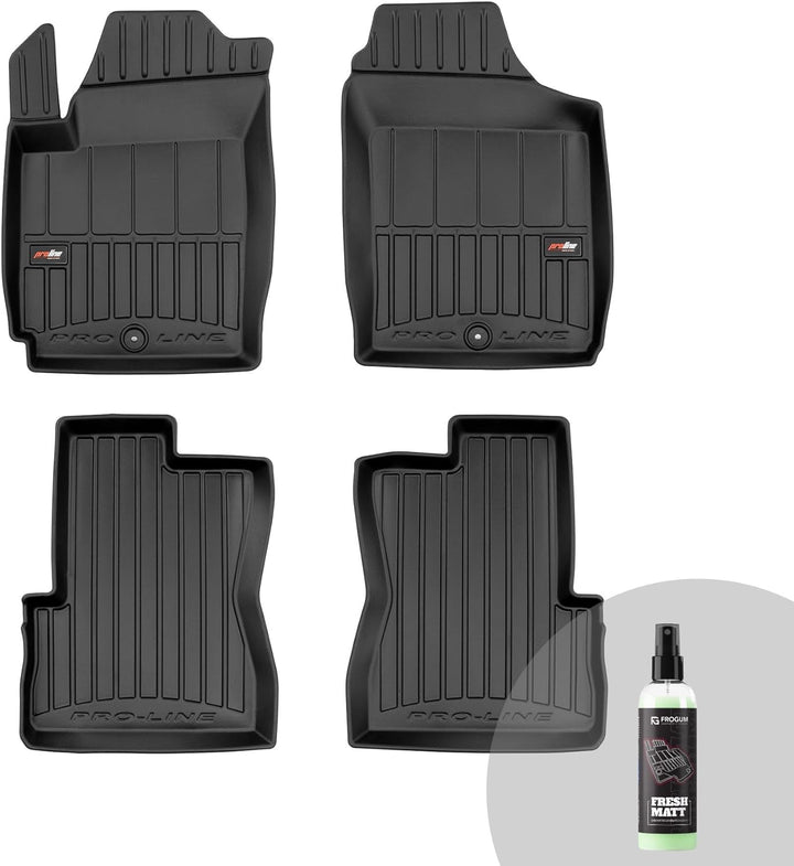FROGUM ProLine 3D Gummimatten Exklusiven Auto Fussmatten Autofussmatten für Kia Picanto I 2003-2011