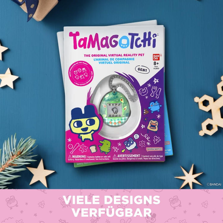 Bandai - Tamagotchi - Original Tamagotchi - Avocado Mix - Elektronisches virtuelles Haustier mit Far