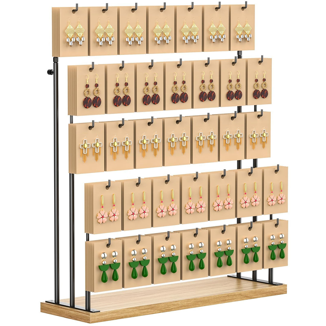 THYGIFTREE Schmuckständer für Verkäufer, Ohrringständer, Halskettenständer, Ohrringkarten für Armbän