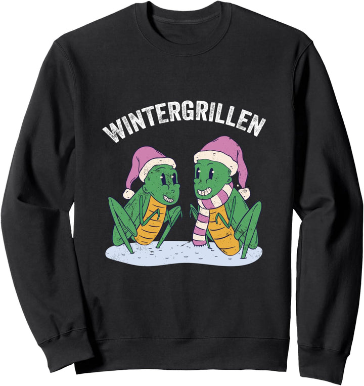 Wintergrillen Weihnachtsgrillen Sweatshirt