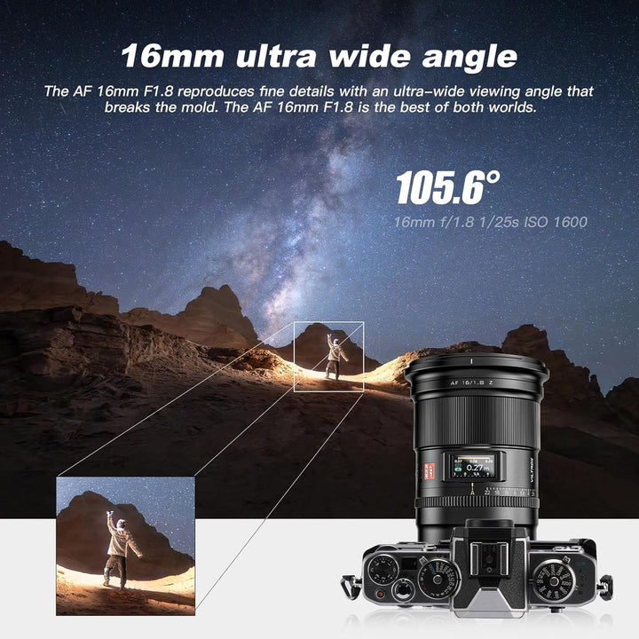 VILTROX 16mm F1.8 Full-Frame STM Autofokus Objektive für Nikon Z Mount Kamera Objektive Camera Lense