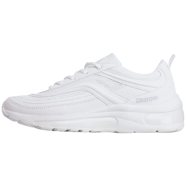 Kappa Unisex Squince Sneaker, Schwarz White 1010, 44 EU