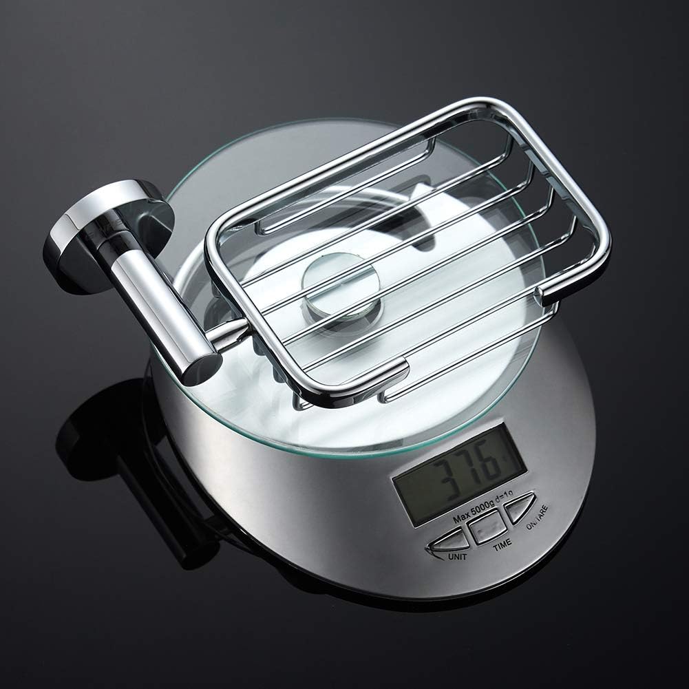 GRIFEMA IBIZA-G30102 | Wandmontage Badaccessoires - Seifenschale mit Halter aus Messing und Glas | A