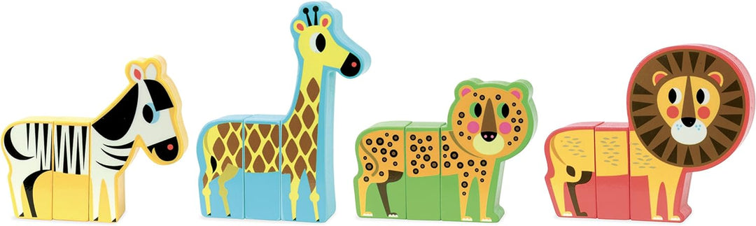 Vilac vilac7703 magnetisch Savannah Animals Set Tiere