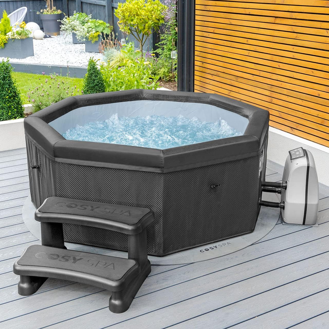 CosySpa Whirlpool Stufen - Pool Einstiegstreppe | Whirlpool Zubehör | Treppe für Whirlpool oder Plan
