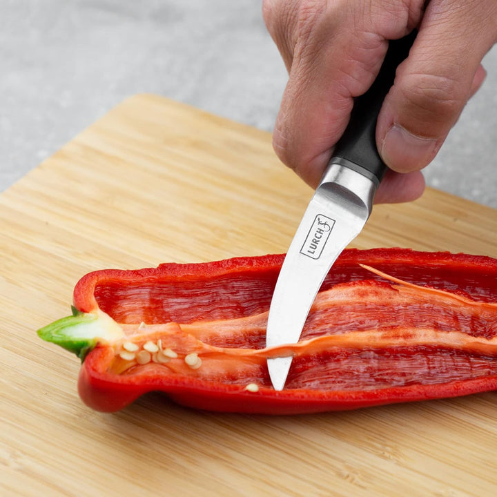 Lurch 230400 TANGO Messerblock (magnetisch) aus Bambus mit 6 TANGO Messern aus korrisionsbeständigem