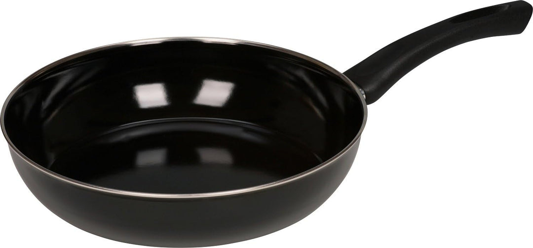 Riess, 0042-022, Gourmetpfanne 24, CLASSIC - SCHWARZEMAILLE, Durchmesser 24 cm, Höhe 5.6 cm, Inhalt