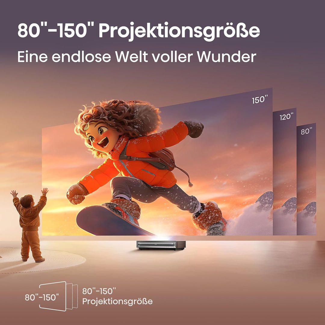 Hisense PX3-Pro DLP 4K Laser Beamer - B-Ware Platin